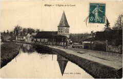 Claye Eglise et le Canal