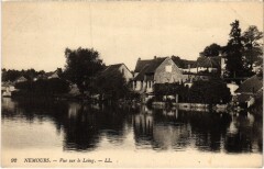 Nemours vue sur le Loing à Nemours