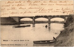 Melun Le pont du chemin de fer à Melun