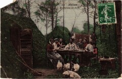 Melun Bucherons en foret à Melun
