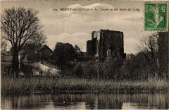 Moret Le Donjon vu des Bords du Loing