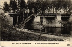 Marolle en Brie Pont detruit