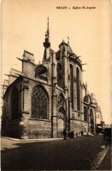 Melun Eglise Saint-Aspais à Melun
