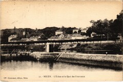 Melun Ecluse et le Quai des Fourneaux à Melun