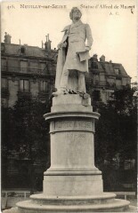 Neuilly Statue d'Alfred de Musset
