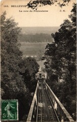 Meudon La voie du Funiculaire à Meudon
