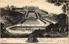 Meudon vue et perspective du Chateau à Meudon