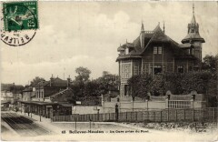 Meudon La Gare prise du Pont à Meudon