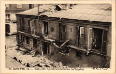 Levallois Perret Apres le bombardement des Zeppelins à Levallois-Perret