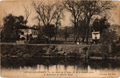 Carte postale ancienne Les Bords de la Seine,  Ile de la Grande-Jatte, le Restaurant du Moulin Rouge
                                                                     à Neuilly-sur-Seine
                                