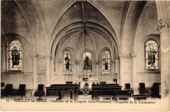 Carte postale ancienne Intérieur de la Chapelle Saint-Ferdinand - Chapelle de la Compassion
                                                                     à Paris 17e
                                