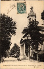 Montrouge Avenue de la Republique et Eglise à Montrouge