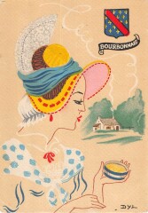 Cpa Illustrateur Bourbonnais -
													03 Allier
												