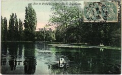 Bois de Boulogne - Petit Lac de Longchamps à Paris