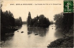 Bois de Boulogne - La Pointe de l'Ile et le Grand Lac à Paris 16e