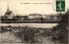 Souppes Le Loing, l'Eglise et les Ecoles France -
													77 Seine et Marne
												