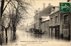 Saint-Mammes Le Quai de Seine France -
													77 Seine et Marne
												
