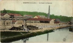 Souppes Le Canal et la Sucrerie France