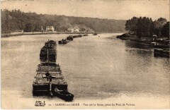 Samois Vue sur la Seine France