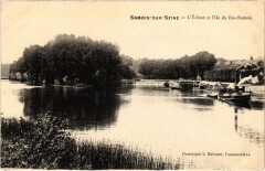 Samois L'Ecluse et l'Ile du Bas-Samois France