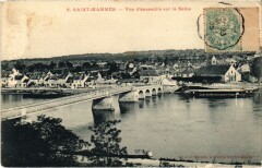 Saint-Mammes Vue d'ensemble s la Seine France -
													77 Seine et Marne
												