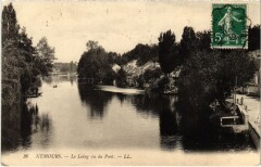 Nemours Le Loing vu du Pont France à Nemours
