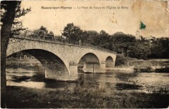 Saacy s Marne Le Pont de Saacy et l'Eglise France -
													77 Seine et Marne
												