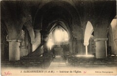 Sablonnieres Interieur de l'Eglise France