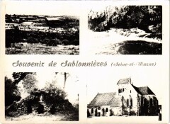 Souvenir de Sablonnieres France -
													77 Seine et Marne
												