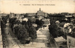 Carte postale ancienne Asnieres Rue de Chateaudun et Rue de Buffon France
                                                                     à Asnières-sur-Seine
                                