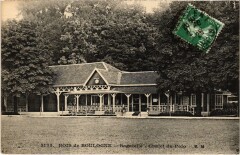 Carte postale ancienne Bois de Boulogne - Bagatelle - Châlet du Polo
                                                                     à Paris 16e
                                