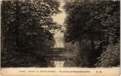 Bois de Boulogne - Pavillon d'Armenonville à Paris 16e
