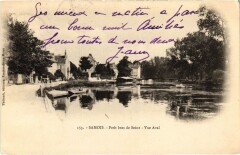 Samois Petit bras de Seine, Vue Aval France