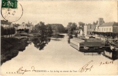 Nemours Le Loing en amont du Pont France à Nemours
