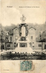Noisiel Statue de Mr Menier et les Ecoles France -
																					77186 Noisiel
																			