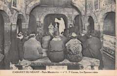 Carte postale ancienne Montmartre - Cabaret du Néant - Caveau - Les Spectres gais
																	 à Paris 18e
								