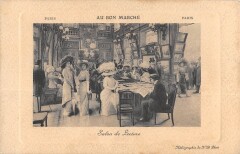 Carte postale ancienne Paris Au Bon Marche Salon De Lecture
                                                                     à Paris 7e
                                