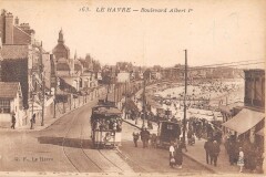 Le Havre Boulevard Albert 1ER au Havre