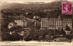 Chatel-Guyon Vue sur le Continantal-Hotel France