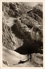 Puy de Dome Le Chemin en hiver France