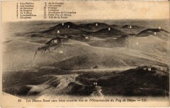 Puy de Dome Les Domes Nord avec leurs crateres France