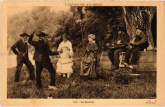 Auvergne La Bourree France