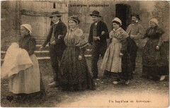 Auvergne Un bapteme France