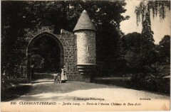 Clermont-Ferrand Jardin Lecoq, Porte de l'Ancien Chateau France à Clermont-Ferrand