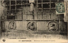 Montferrand Medaillons de la maison de Lucrece France -
													63 Puy de Dôme
												