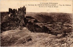 Chateauneuf les Bains Vue du Chateau France