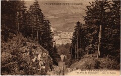 La Bourboule Vue prise du Funiculaire, dans les Sapins France à La Bourboule