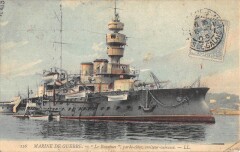 Marine De Guerre Le Bouvines Garde Cotes Croiseur Cuirasse