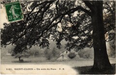 Saint Cloud un coin du Parc à Saint-Cloud
