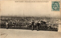 Saint Cloud panorama pris de la lanterne de Diogene à Saint-Cloud